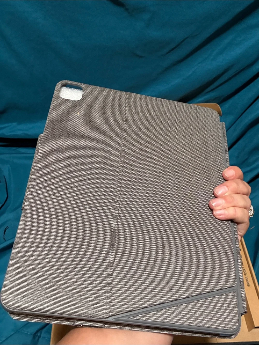 Gray Magnetic Detachable Tablet Keyboard Case